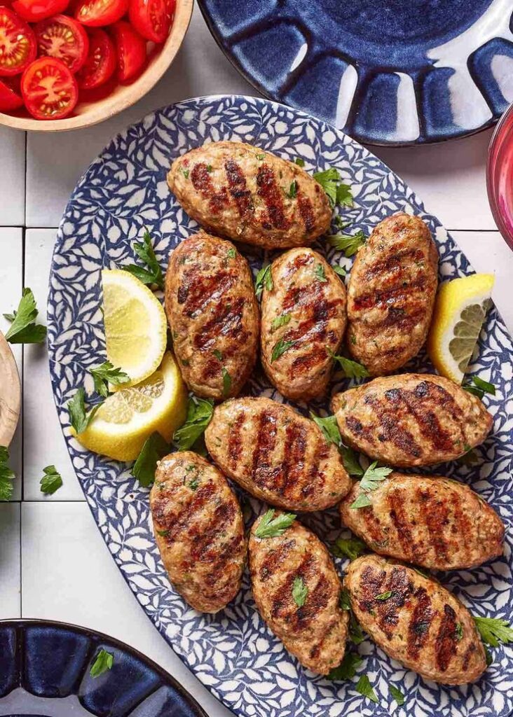 Air Fryer Beef Kofta Kebabs