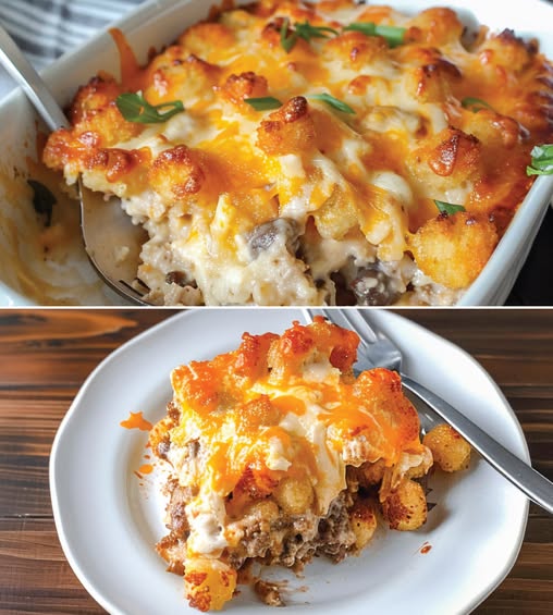 Keto Tater Tot Casserole