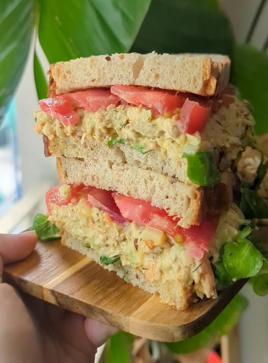 Vegan Chickpea Salad Sandwich 🥪🌿