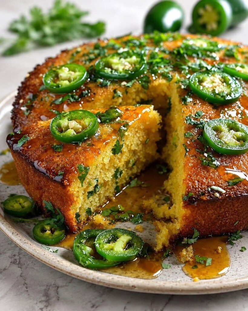 Keto Spicy-Sweet Jalapeño Cornbread