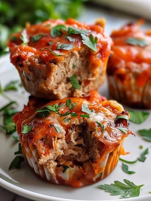Low Carb Chicken Meatloaf Cups