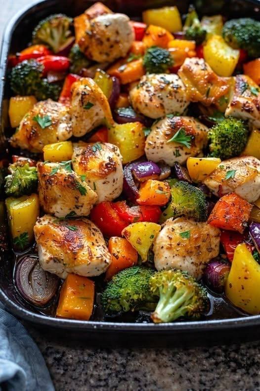 Sheet Pan Chicken with Vegetables (WW-Friendly)