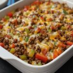 Keto Stuffed Pepper Casserole