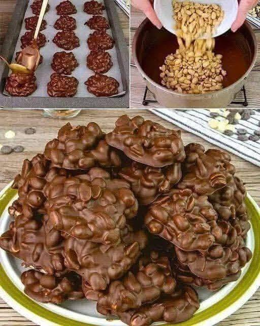 Diabetic Chocolate Peanut Clusters