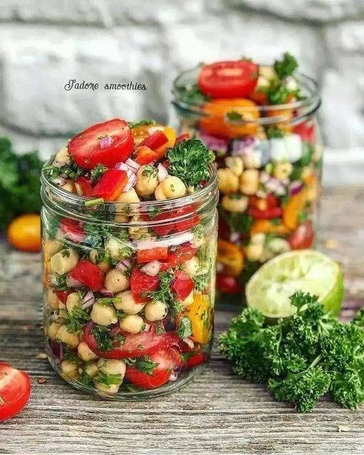 Vegan Quite Crunchy Chickpea Salad