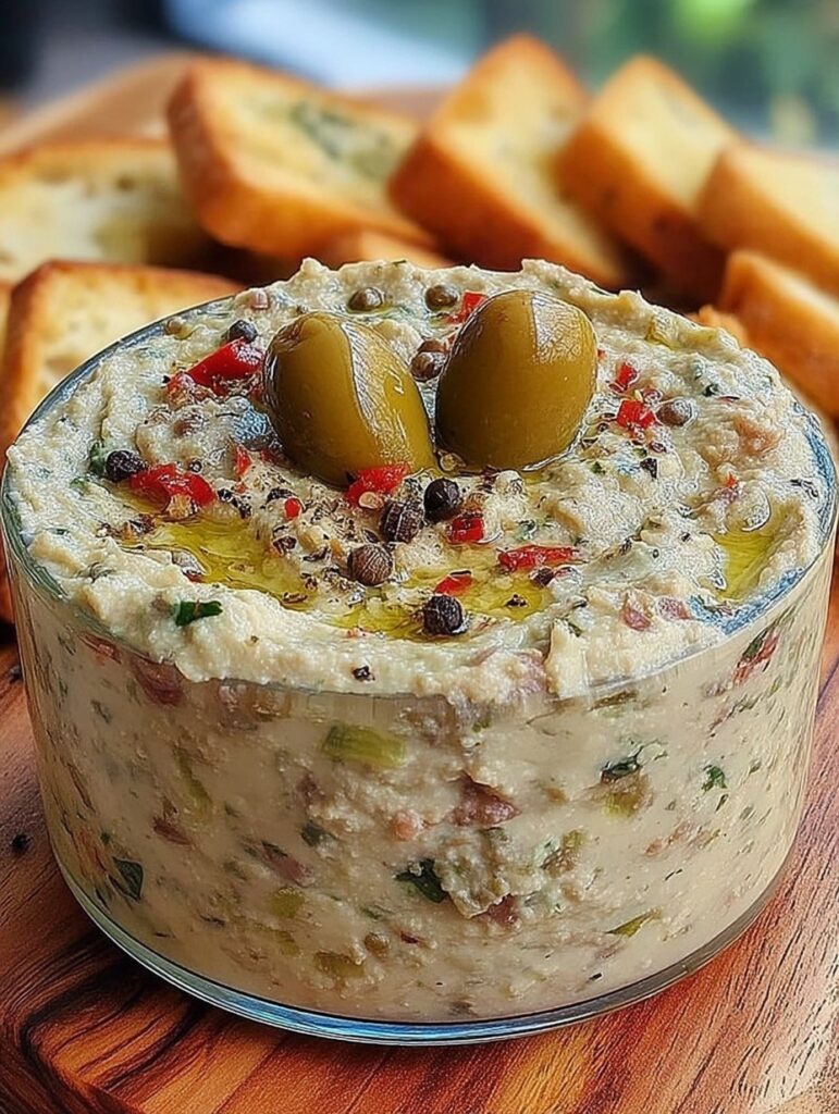 Vegan Green Olive Dip 🌱✨