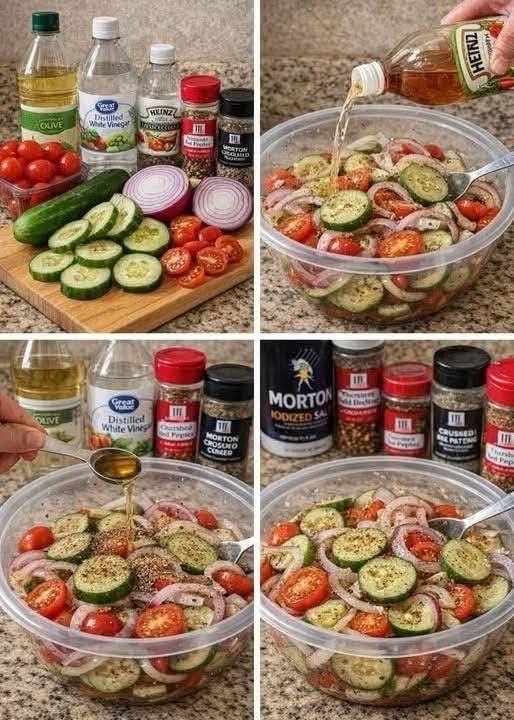 Weight Watchers Cucumber Tomato Salad