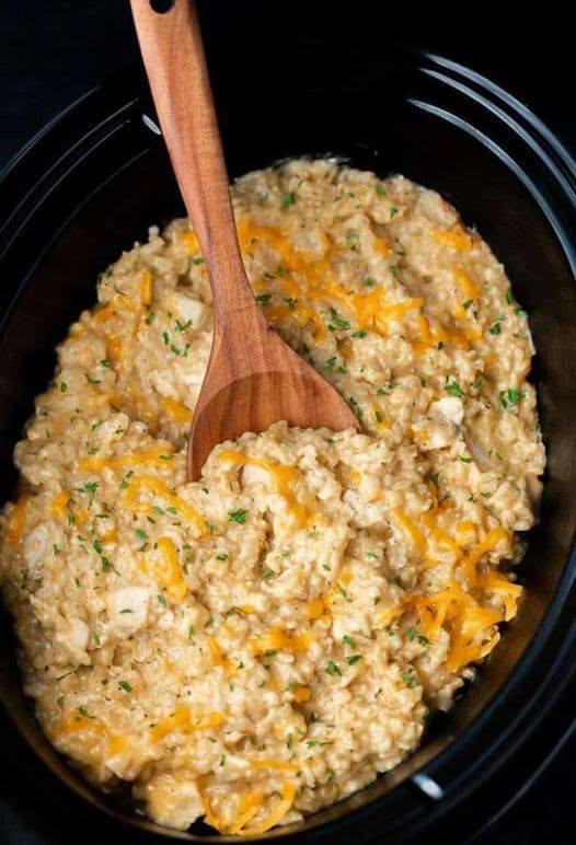 Low-Point Crock Pot Chicken and Rice