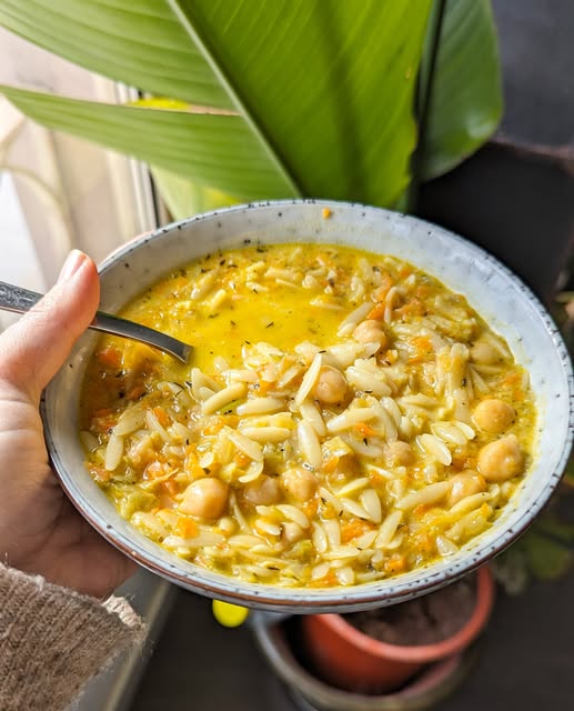 Lemon Chickpea Orzo Soup: Bright, Cozy, and Comforting