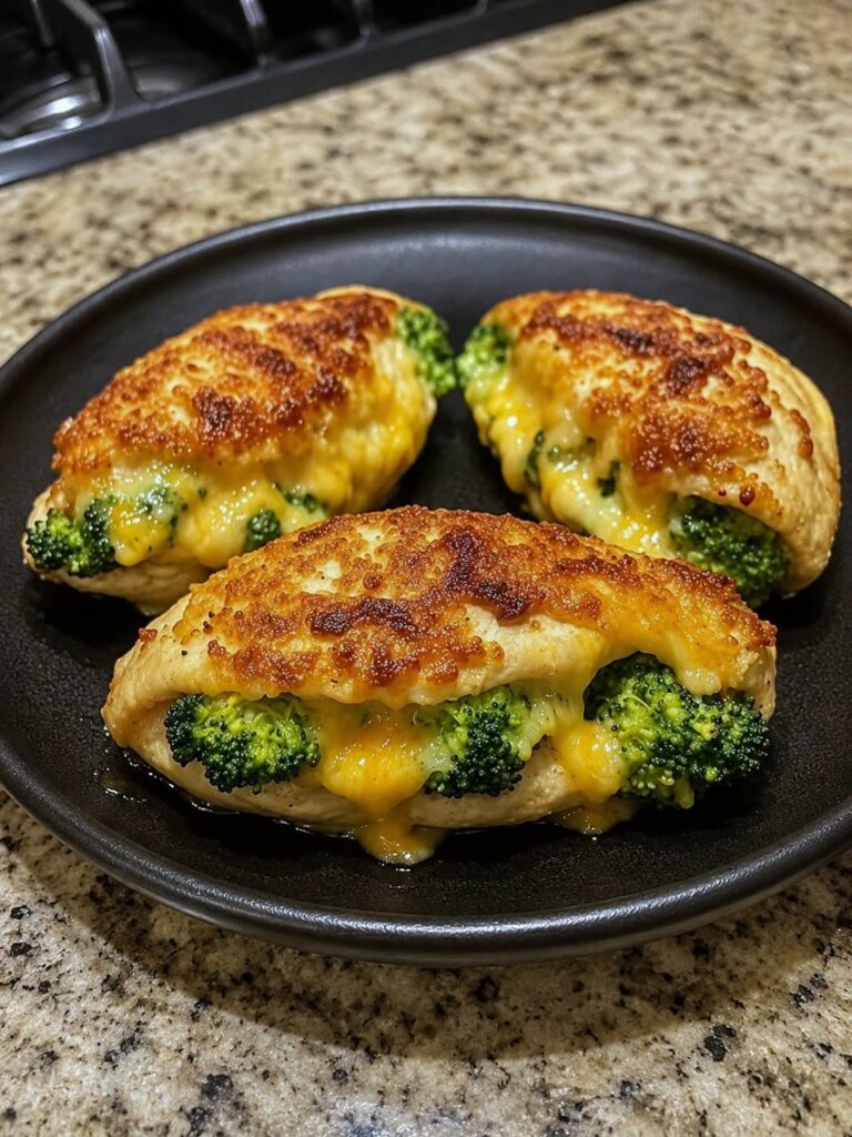 Broccoli Cheese Stuffed Chicken