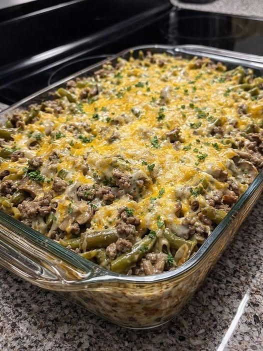 Keto Beef & Bean Gratin