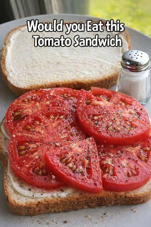 Vegan Tomato Sandwich