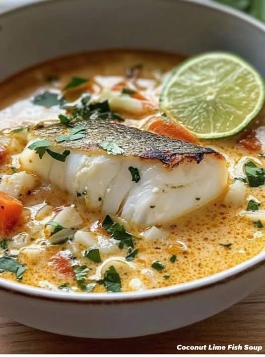 Coconut Lime Fish Soup
