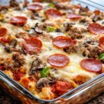 Pepperoni Pizza Casserole