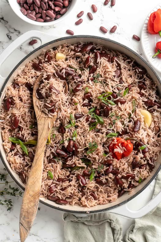 Jamaican Rice and Peas (Naturally Vegan)