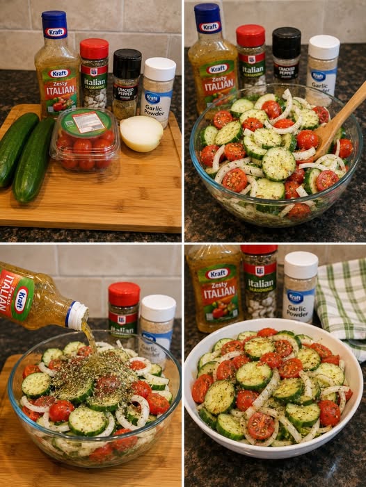 Italian Cucumber Salad 😋