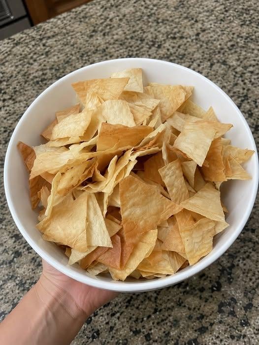 Homemade Keto Tortilla Chips