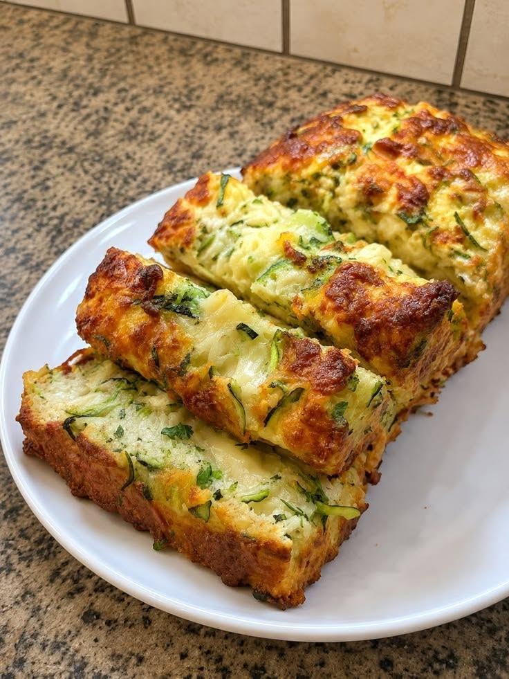 Vegan Zucchini Cheese Bread