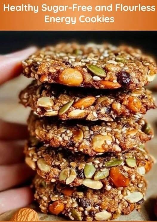 Diabetic-Friendly Sugar-Free Flourless Energy Cookies