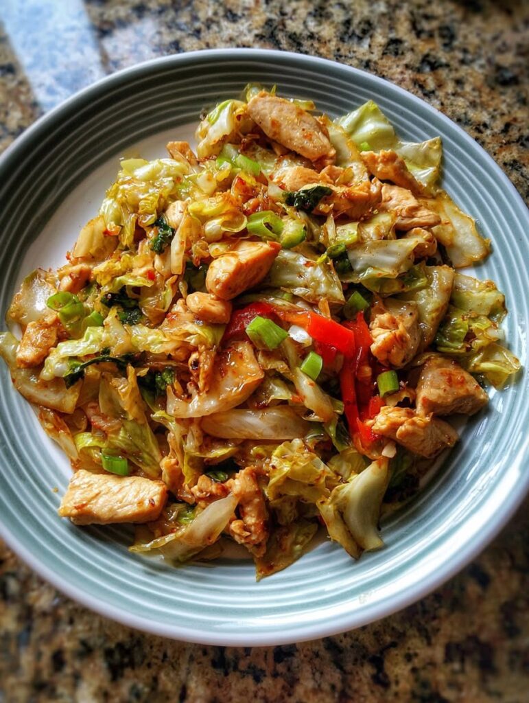 Chicken Cabbage Stir-Fry