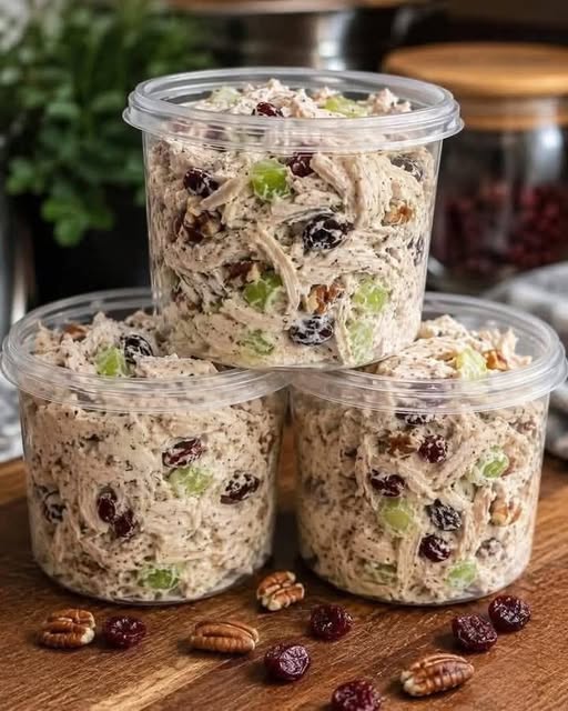 Cranberry Pecan Chicken Salad (Diabetic-Friendly)