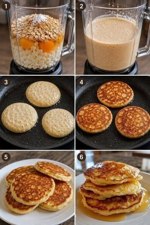 Fluffy Homemade Pancakes Recipe (Blender Method) – Easy, Healthy & Delicious