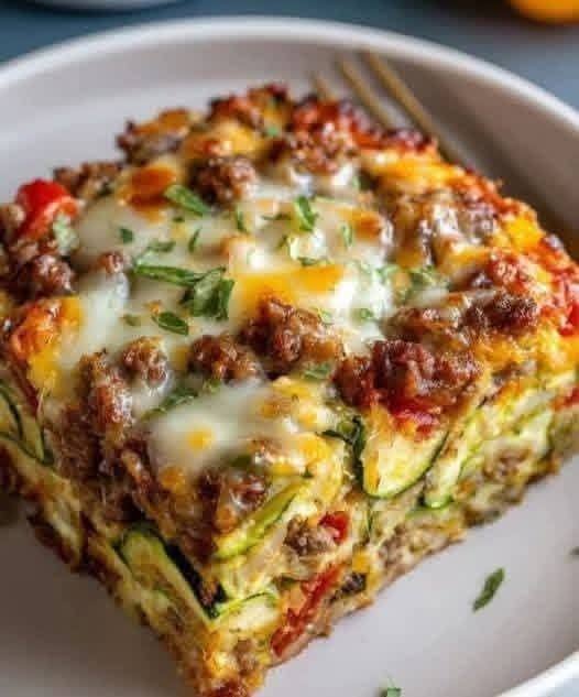 Anti-Inflammatory Zucchini Pizza Casserole