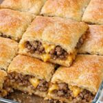 Oven-Baked 4-Ingredient Beef Crescent Squares