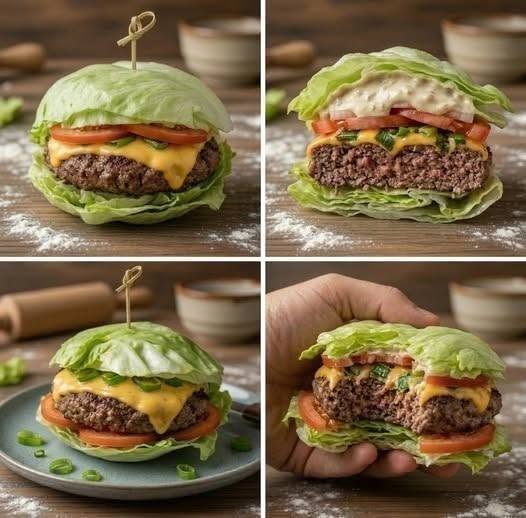 Keto Lettuce Wrap Burgers (Low-Carb, Juicy & Healthy Burger Recipe)