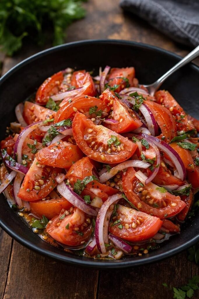 Fresh Tomato & Red Onion Salad
