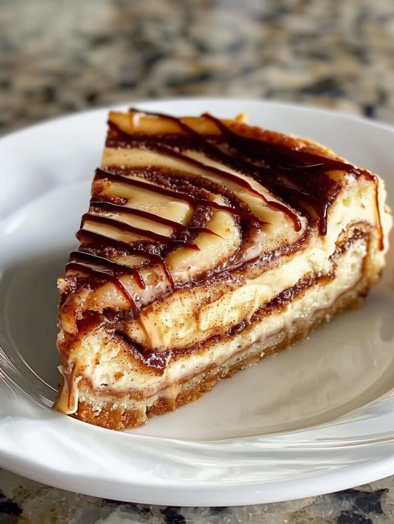 Vegan Cinnamon Roll Cheesecake