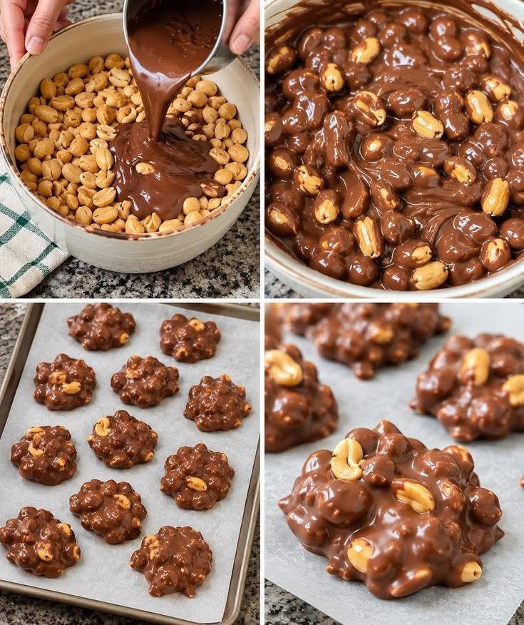Vegan Chocolate Nut Clusters