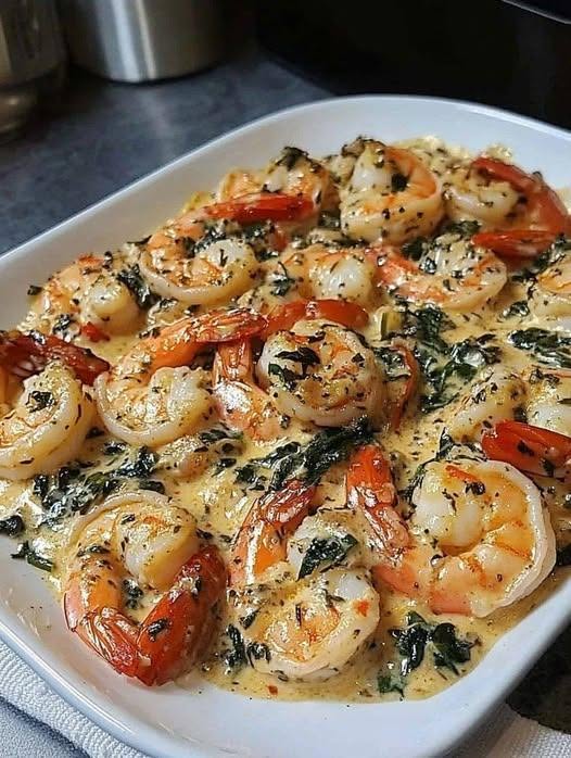 Creamy Low-Carb Tuscan Shrimp (Keto-Friendly)
