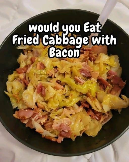 Fried Cabbage with Bacon (High-Protein, Low-Carb)