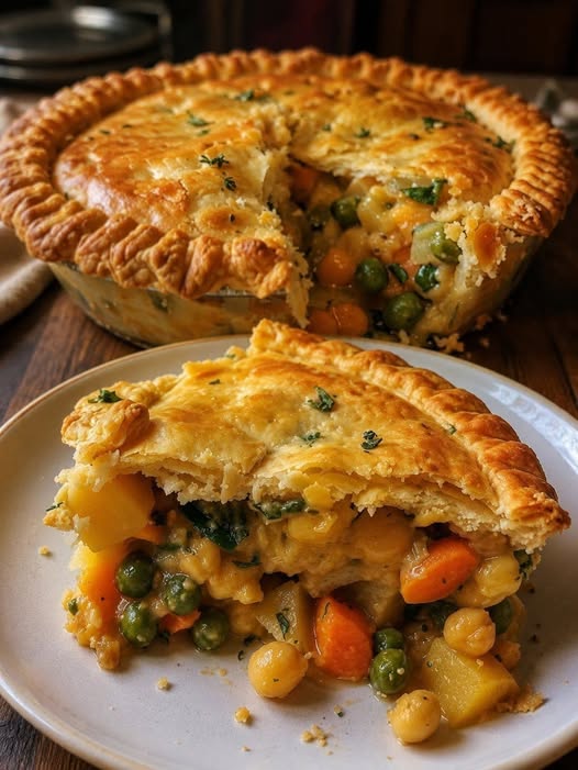 Vegan Chickpea and Potato Pot Pie