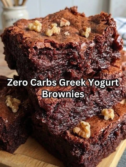 Keto Greek Yogurt Brownies