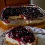 Elegant Baked Blueberry Cheesecake