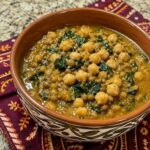 Chickpea Lentil Quinoa Spinach Stew
