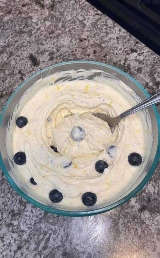Protein Blueberry Cheesecake Bowl (Breakfast/Dessert)