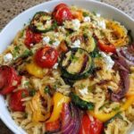 Mediterranean Orzo with Roasted Vegetables