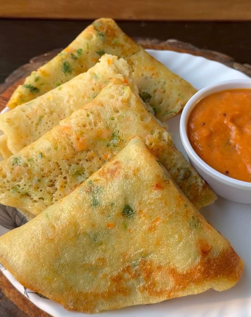 Crispy Vegan Oats Dosa