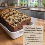 Greek Yogurt Chocolate Chip Banana Bread