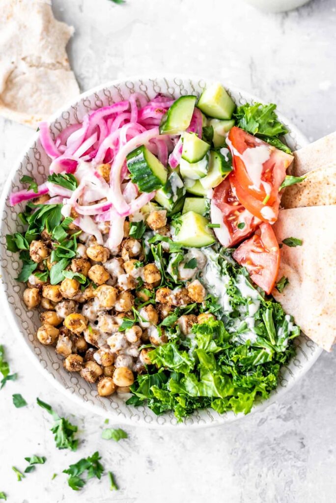 Vegan Chickpea Shawarma Bowl