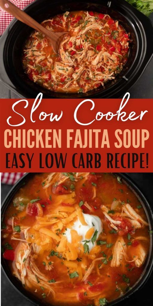Weight Watchers Slow Cooker Chicken Fajita Soup