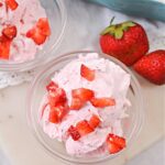 Diabetic Strawberry Greek Yogurt Ice Cream