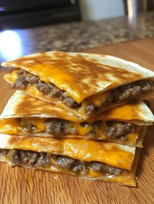 Cheeseburger Quesadillas
