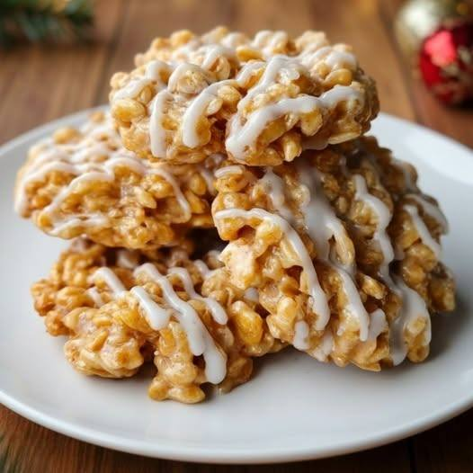 No-Bake Christmas Crunch Cookies