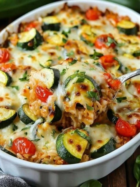 Diabetic Easy Mediterranean Chicken Zucchini Bake