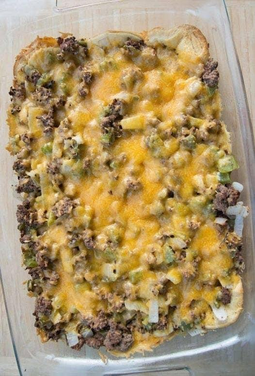 philly cheese steak casserols