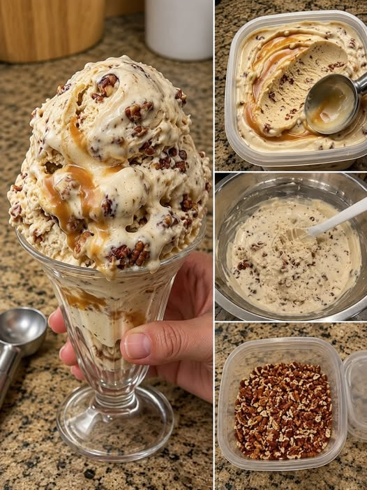 Butter Pecan Keto Ice Cream